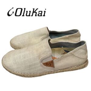 Olukai Kaula Pa'a Kapa Women's Espadrille Slip-on Sneakers Loafers 8.5